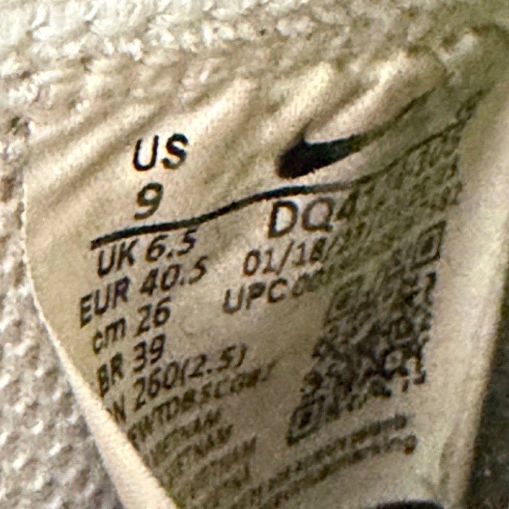 Nike Blazer Mid 77 White Pink Burgundy High Top Sneakers DQ4126-100 Womens 9 B- - Picture 9 of 11